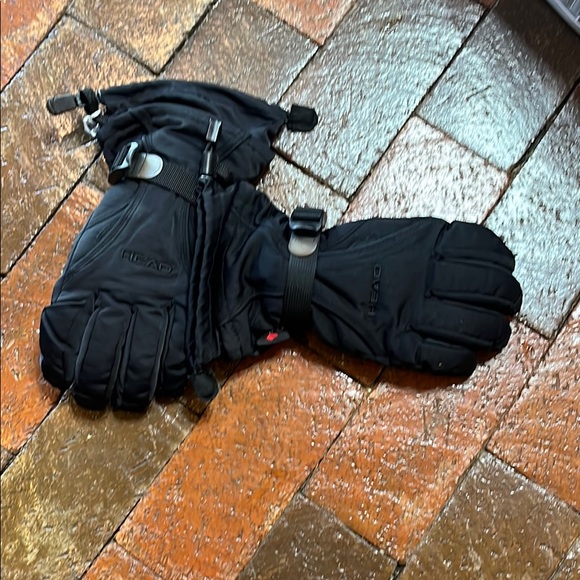 Head Accessories - Head brand gloves black Large with velcro closure compartment. 2293